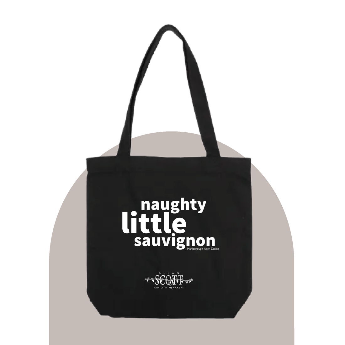 Tote Bag: Naughty Little Sauvignon