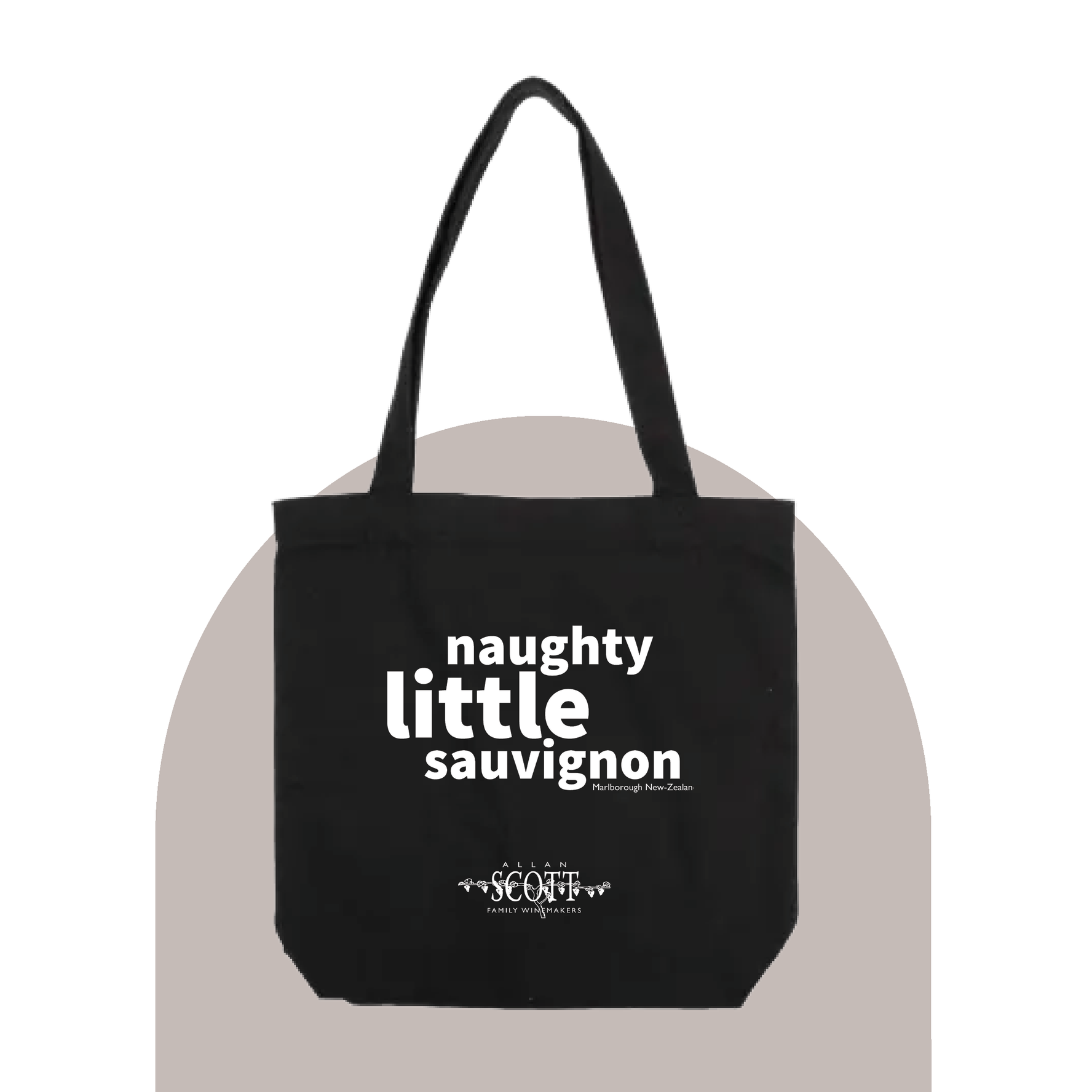 Tote Bag: Naughty Little Sauvignon