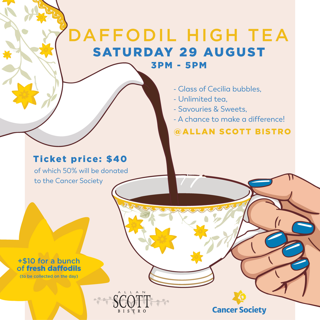 Daffodil High Tea Ticket