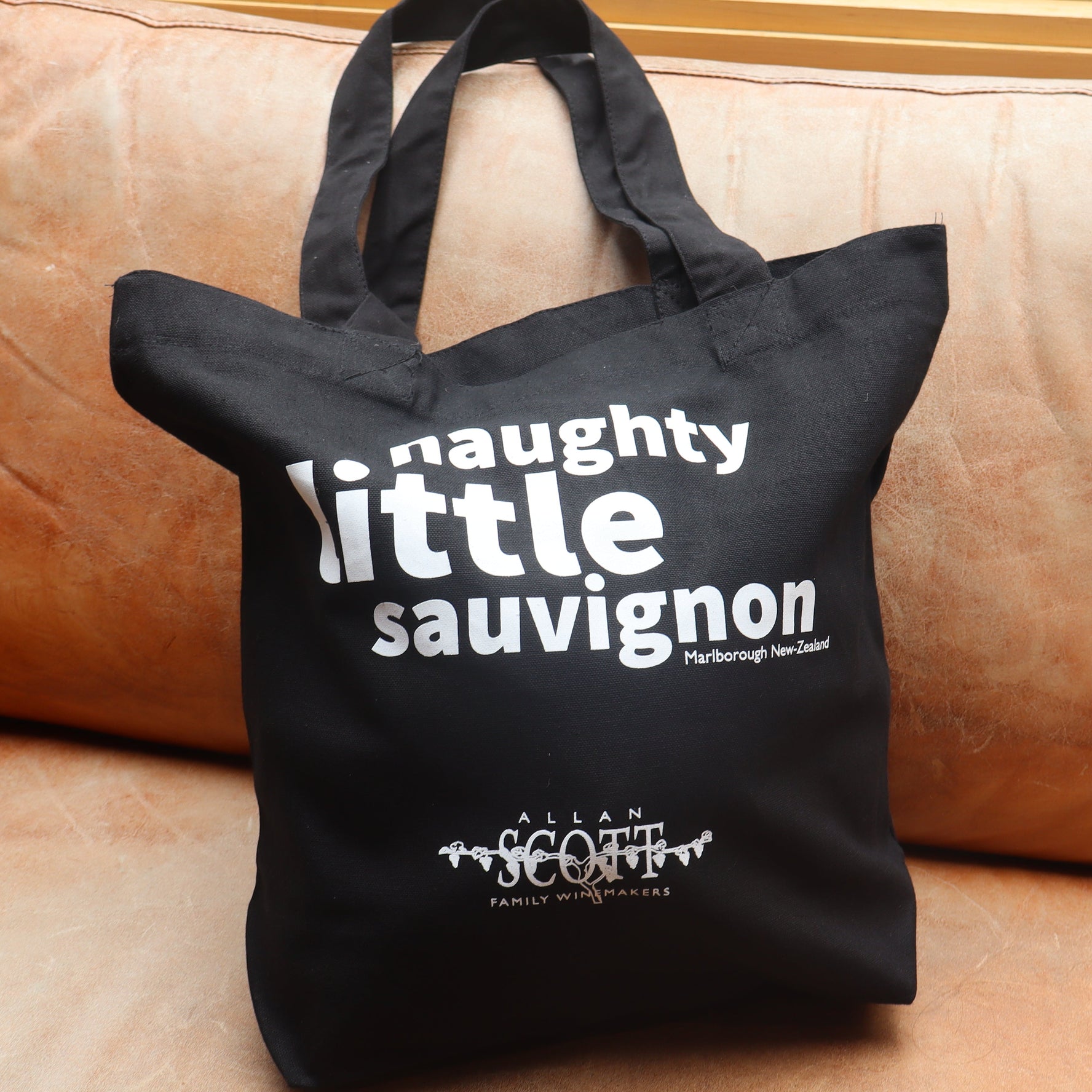 Tote Bag: Naughty Little Sauvignon